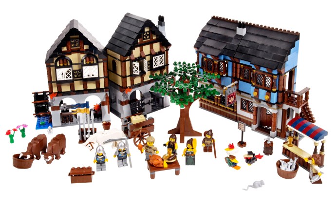 Powrót do średniowiecza: LEGO oficjalnie zapowiada zestaw Średniowieczny plac miejski 10332