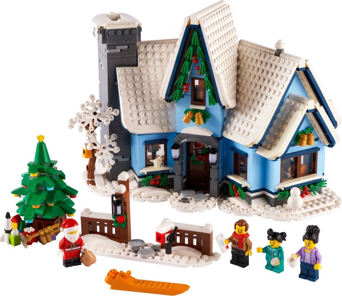 LEGO Icons 10293 Wizyta Świętego Mikołaja – powrót do świątecznej klasyki