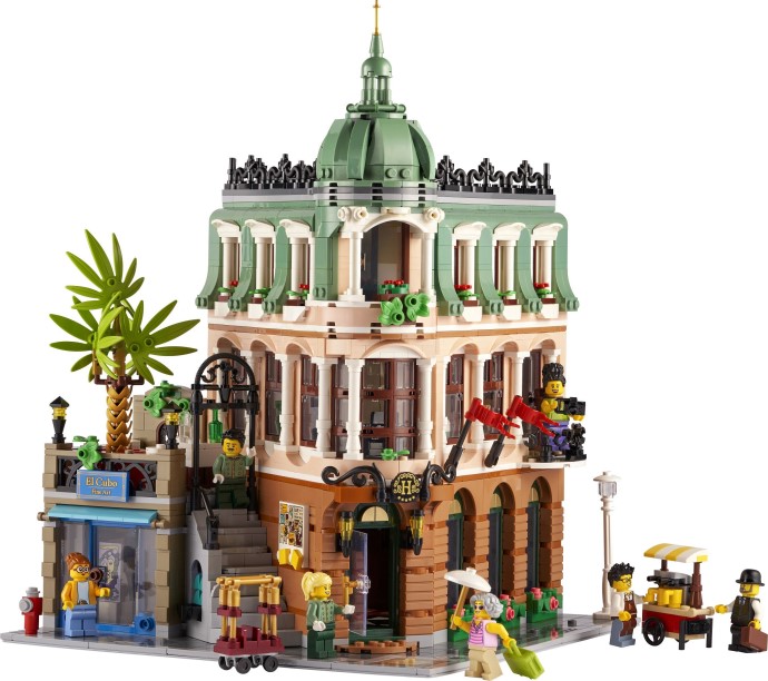 LEGO Icons 10297 Hotel butikowy – klasyka modułowa w Twojej kolekcji