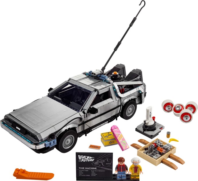 LEGO Icons 10300 Wehikuł czasu z „Powrotu do przyszłości” – ikona popkultury w Twoim domu