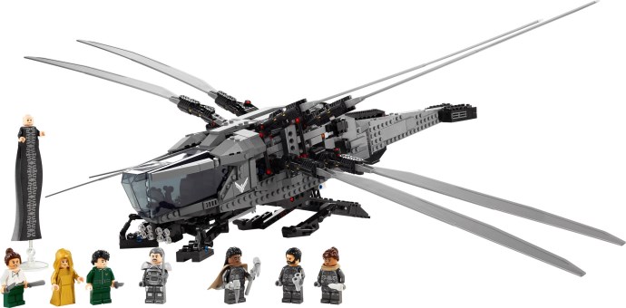 LEGO Icons 10327 Royal Atreides Dune Ornithopter – szczegółowa prezentacja modelu