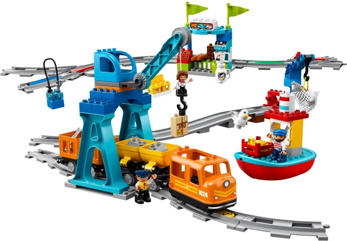 LEGO DUPLO 10875 Pociąg towarowy – interaktywna zabawa dla najmłodszych budowniczych