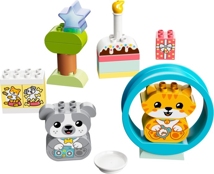 LEGO DUPLO 10977 Mein erstes Hündchen & Kätzchen – idealny zestaw dla najmłodszych