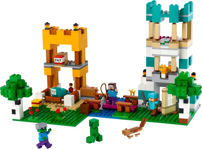 LEGO Minecraft 21249 Kreatywny warsztat 4.0 – zestaw dla fanów nieograniczonej budowy