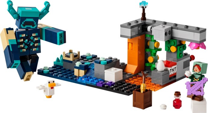 LEGO Minecraft 21274 Begegnung mit dem Wächter – oficjalna zapowiedź zestawu na czerwiec 2025