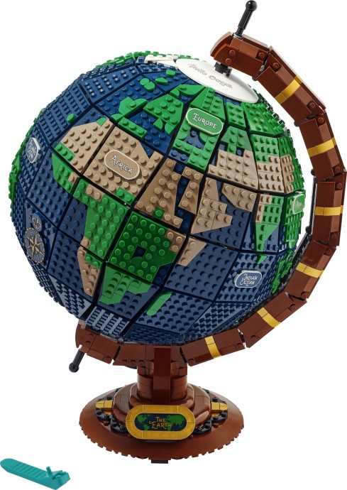 LEGO Ideas 21332 Globus – klasyczna elegancja w Twoim domu