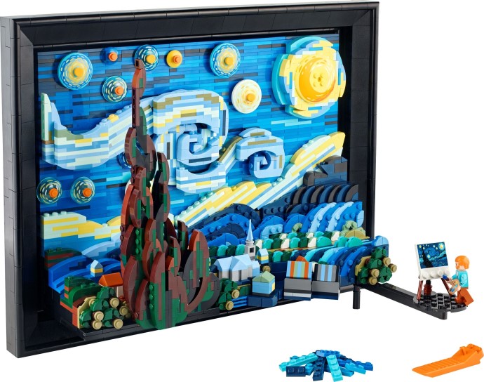 LEGO Ideas 21333 Gwieździsta noc – arcydzieło malarstwa w Twoim domu