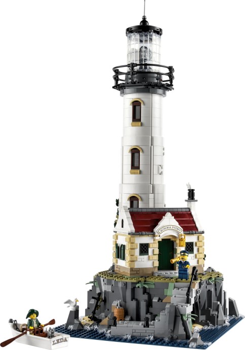 LEGO Ideas Zmotoryzowana latarnia morska (21335) – Architektoniczna perełka z działającym światłem