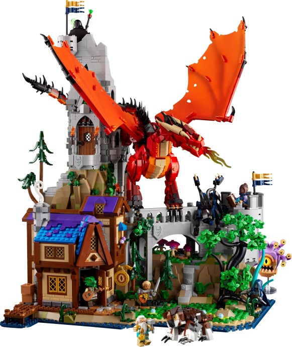 LEGO Ideas 21348 Dungeons & Dragons: Opowieść czerwonego smoka – oficjalna premiera zestawu