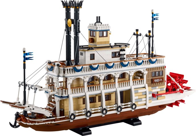 LEGO Ideas Flussraddampfer (21356) oficjalnie zapowiedziany: Gigantyczny statek z łopatkowym kołem trafia do sprzedaży!
