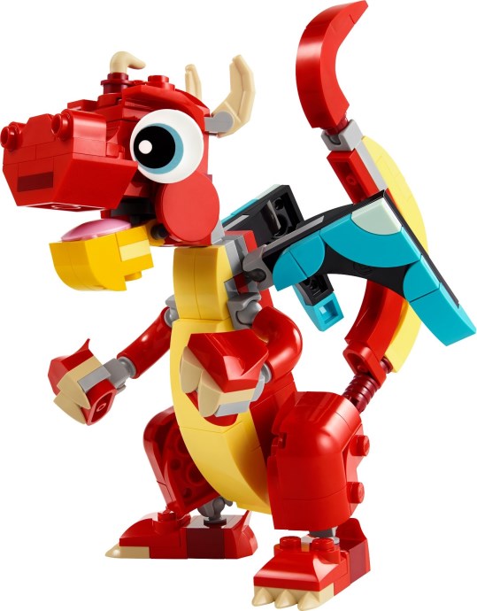 LEGO Creator 3-in-1 31145 Roter Drache – mały, uroczy i niezwykle wszechstronny model