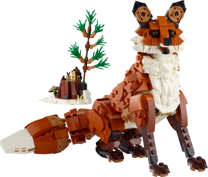 LEGO Creator 3-in-1 31154 Leśni przyjaciele: Poznaj uroczego rudego lisa