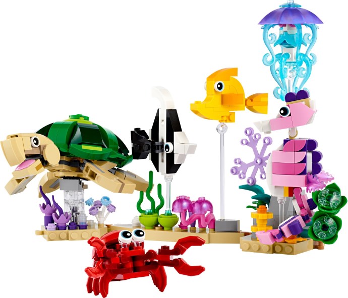 LEGO Creator 3-in-1: Odkryj podwodny świat z nowym zestawem 31158 Meerestiere