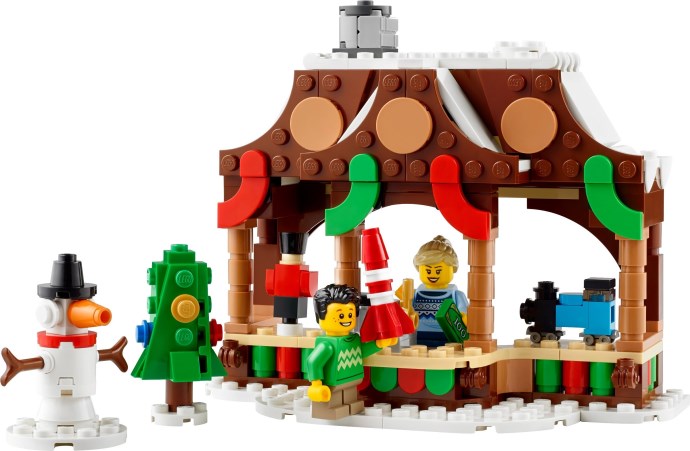 Świąteczny klimat powraca: Zestaw LEGO 40602 Stoisko na jarmarku bożonarodzeniowym w promocji GWP