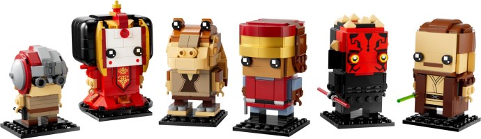 LEGO Star Wars 40676 Mroczne Widmo: Wielki zestaw BrickHeadz na 25-lecie sagi