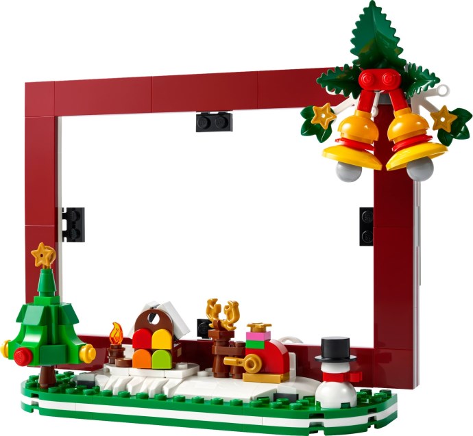 Świąteczny klimat w klockach: LEGO 40702 Świąteczny ramka na zdjęcia jako nowe GWP