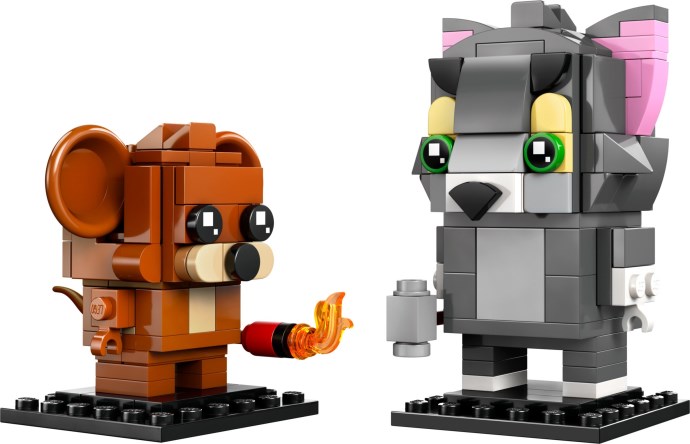 Kultowy duet w wersji BrickHeadz: LEGO 40793 Tom i Jerry już dostępny!