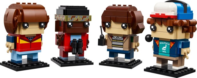 Powrót do Hawkins: LEGO prezentuje zestaw BrickHeadz Mike, Dustin, Lucas i Will (40801)