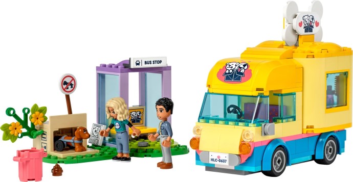 LEGO Friends 41741 Furgonetka ratunkowa dla psów – mobilne centrum pomocy dla czworonogów