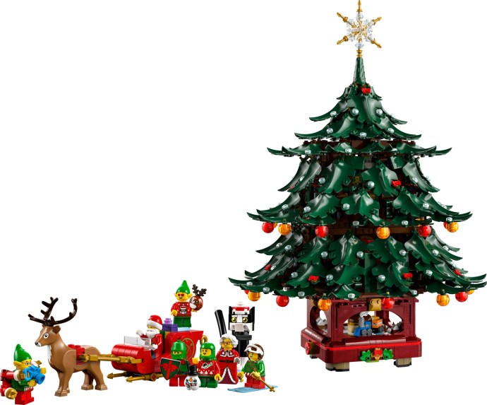 Wielka świąteczna nowość od LEGO: Zestaw 41843 Rodzinna choinka zachwyci fani botanicals i zimowej wioski!
