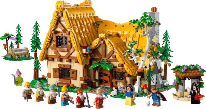 Chatka Królewny Śnieżki i siedmiu krasnoludków – oficjalna premiera zestawu LEGO Disney