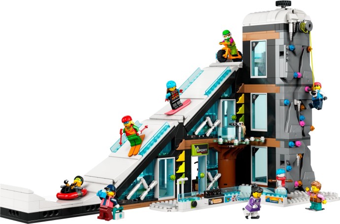 LEGO City 60366 Centrum narciarskie i wspinaczkowe – zimowa przygoda w Twoim mieście