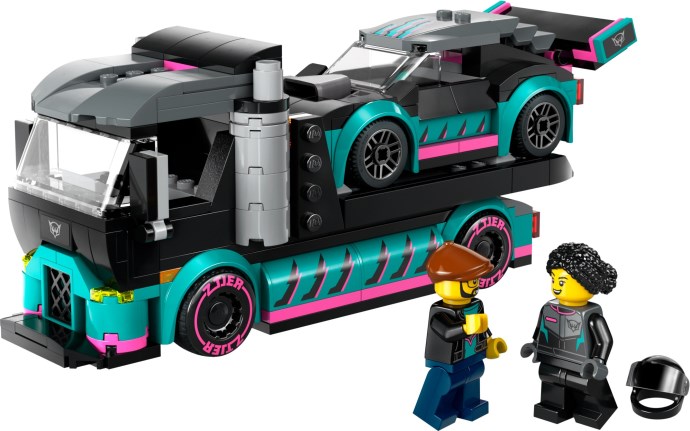 LEGO City 60406 Samochód wyścigowy i laweta – przegląd zestawu