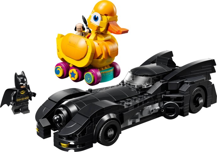 LEGO DC 67008 Batman Returns Batmobile & Duck – kultowy pościg z filmu z 1992 roku