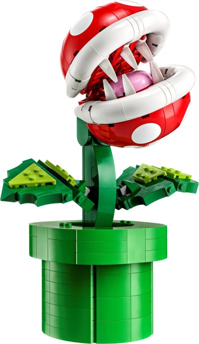 LEGO Super Mario 71426 Kwiatek Pirania – kultowy przeciwnik z gier w wersji dla dorosłych kolekcjonerów