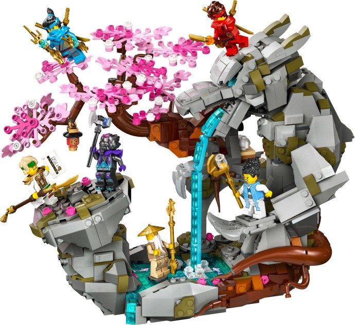 Łowcy okazji, uwaga! Zestaw LEGO Ninjago 71819 Świątynia Smoczego Kamienia w rekordowej cenie