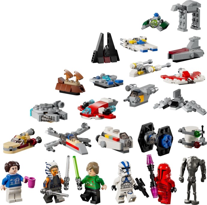 Kalendarz adwentowy LEGO Star Wars 2024 (75395) – świąteczna podróż przez 25 lat historii serii