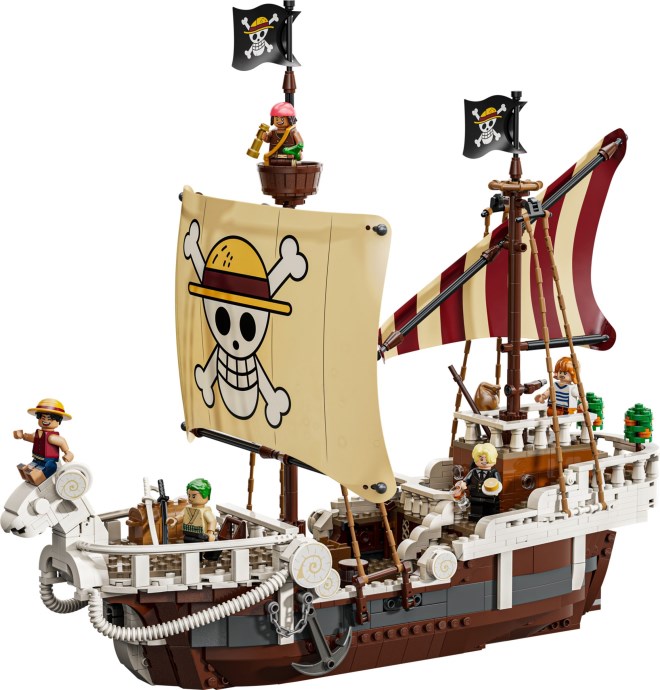 LEGO One Piece: Flying Lamb (75639) – kultowy okręt Słomianych Kapeluszy nadpływa!