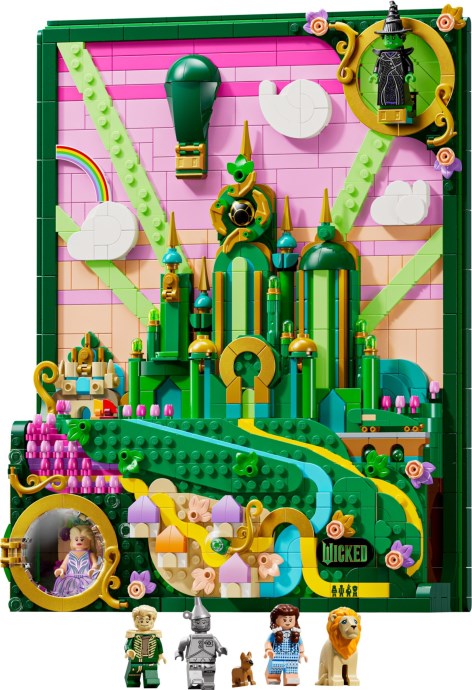 Atrakcyjna promocja na zestaw LEGO Wicked: Obraz Emerald City (75685) w sieci Smyk