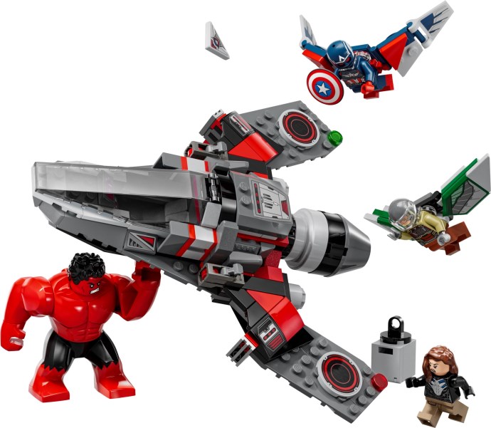 LEGO Marvel 76292 Pojedynek Kapitana Ameryki z Red Hulkiem – znamy szczegóły i datę premiery!