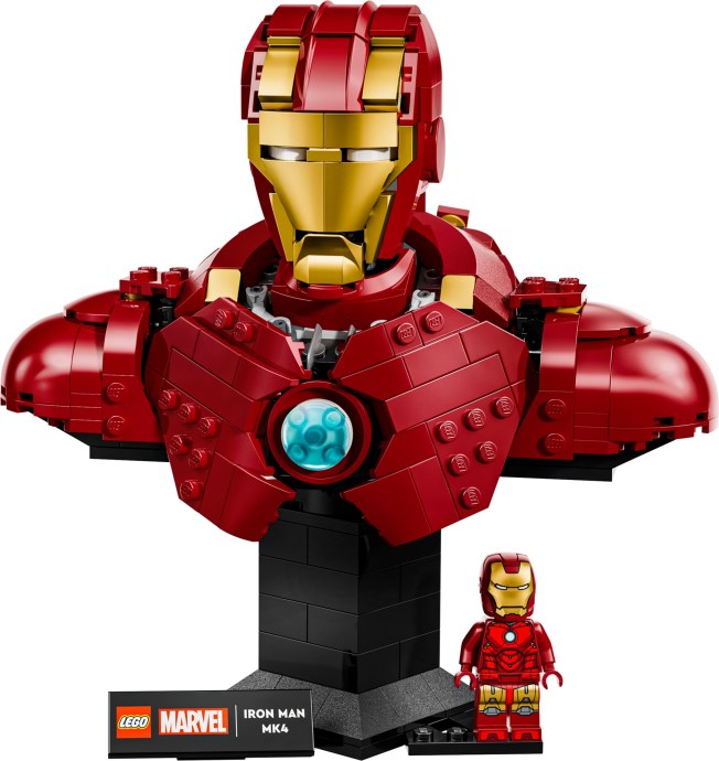 LEGO Marvel prezentuje nową serię: Iron Man MK4 w formie kolekcjonerskiej popiersia