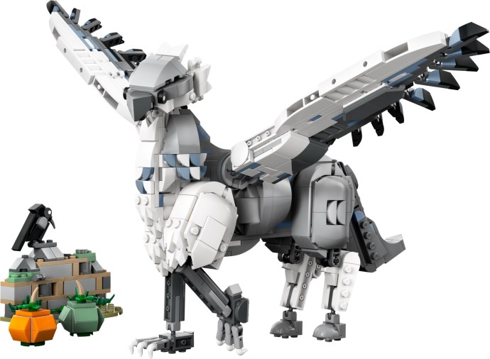 LEGO Harry Potter 76427 Hipogryf Hardodziob – zbuduj własnego magicznego towarzysza