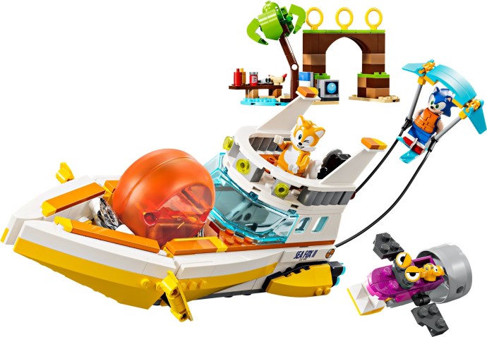 Wyrusz na pełne morze z zestawem LEGO Sonic: Tails’ Abenteuerboot (76997)