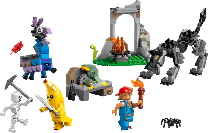 LEGO Fortnite rośnie w siłę! Poznaj zestaw Das Lager von Schali und der Zündkerzenkünstlerin (77075)