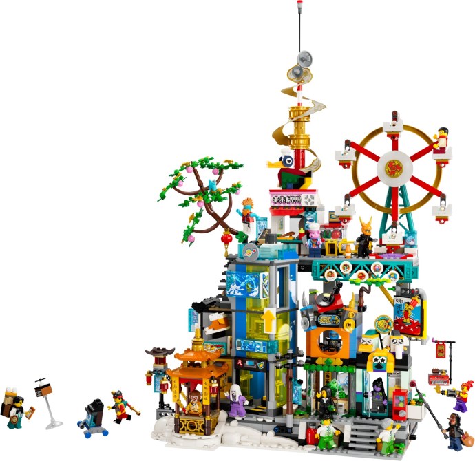 LEGO Monkie Kid 80054 Megapolis City – monumentalny zestaw na pięciolecie serii
